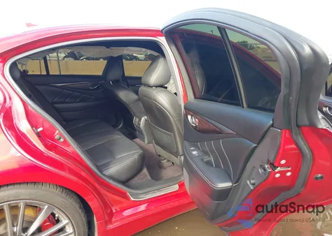 2017 Infiniti Q50 3.0T Red Sport 400 из США, поврежденный, VIN JN1FV7AP9HM850166